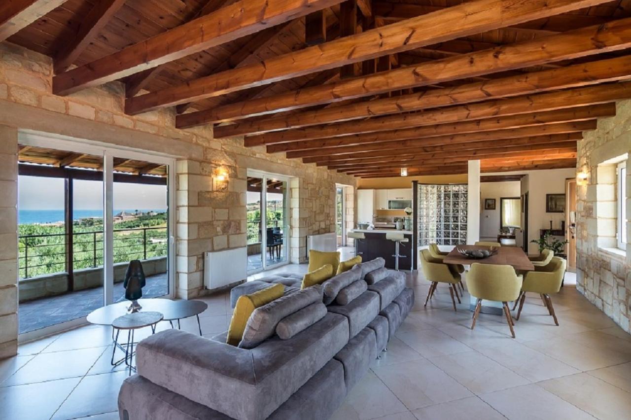 Villa Chara Chania Агия-Марина Экстерьер фото
